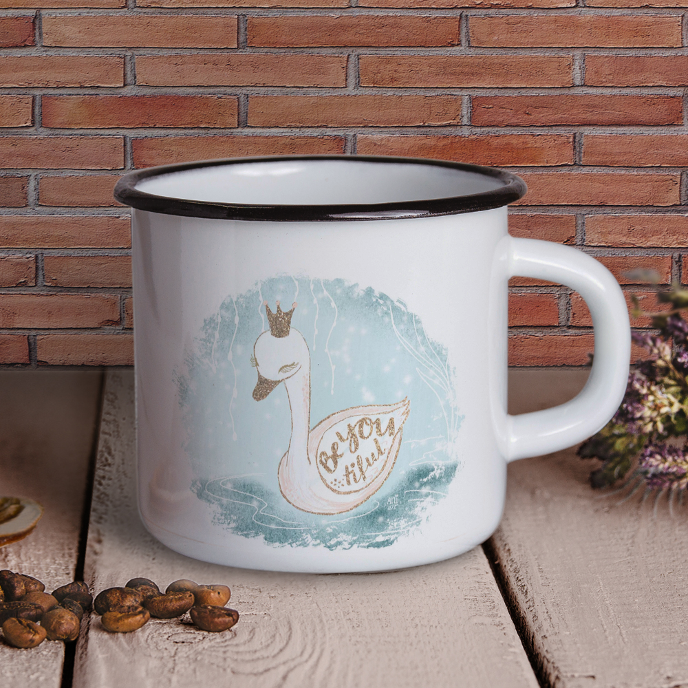 beyou Emaille-Tasse